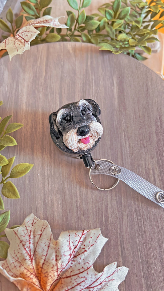 Custom Dog Badge Reel